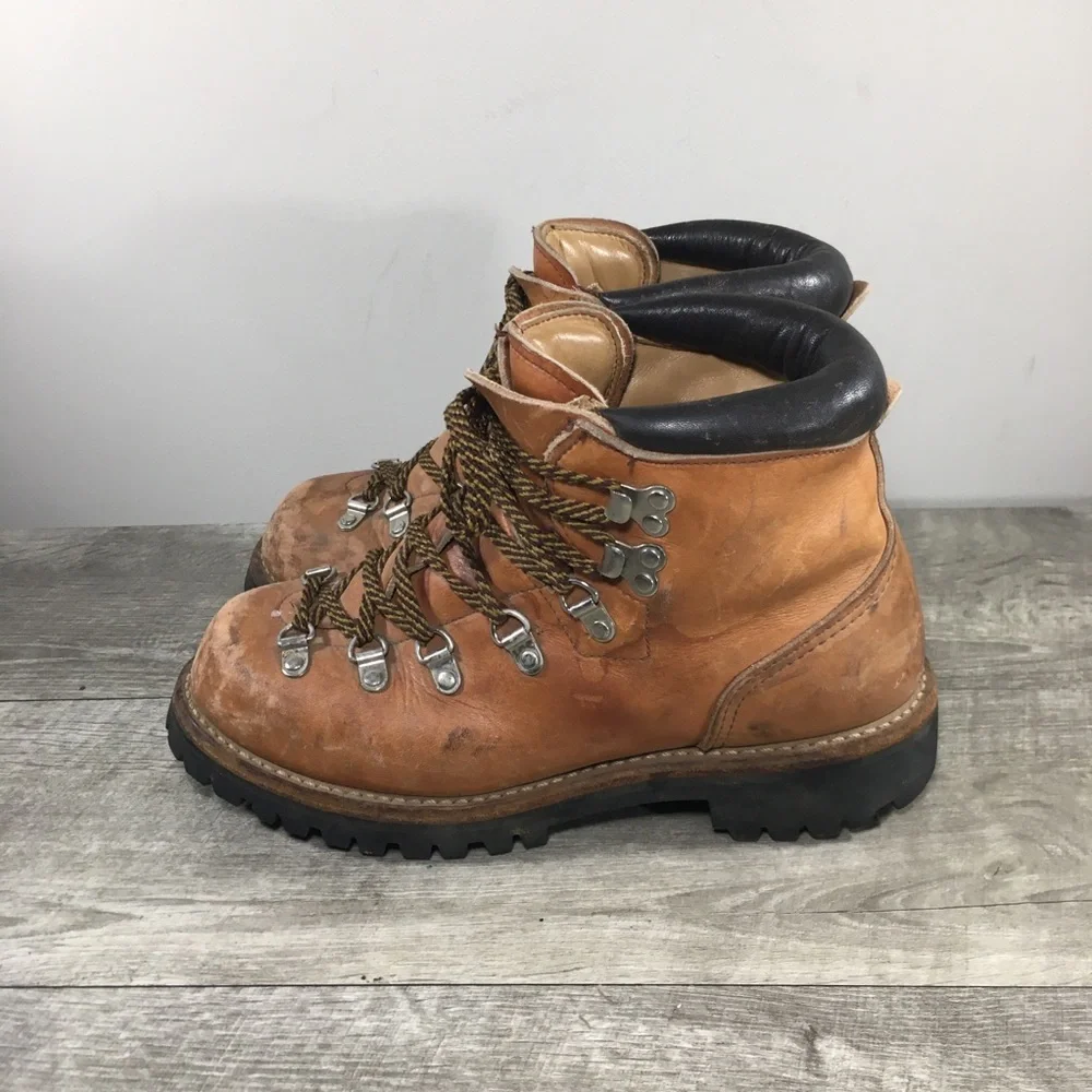 Women's Red Wing Irish Setter Hiking Hiker Backpacking Leather Boots Size 8.5